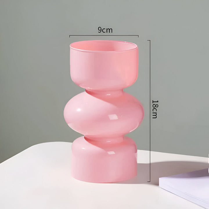 Scandinavian Glass Vase with Minimalist Design – Ljus-Våg Collection 8