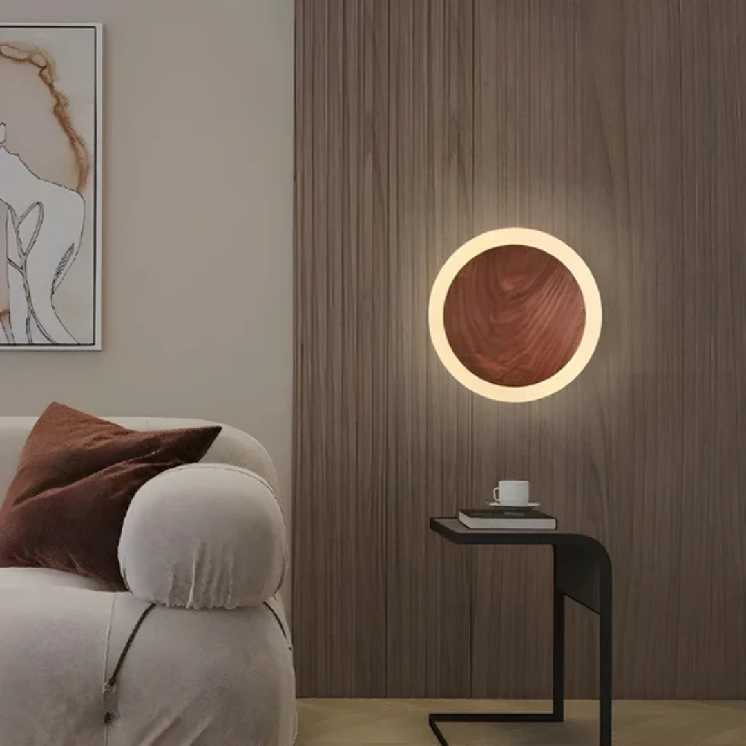Scandinavian LED Wall Lamp in Wood – Modern Minimalist Design for Elegant Lighting 0