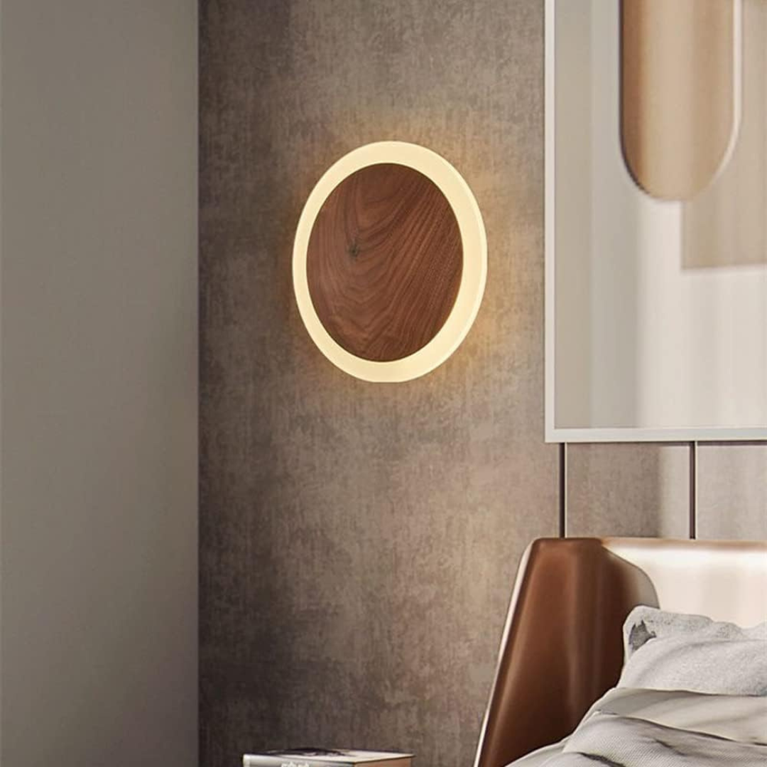 Scandinavian LED Wall Lamp in Wood – Modern Minimalist Design for Elegant Lighting 1