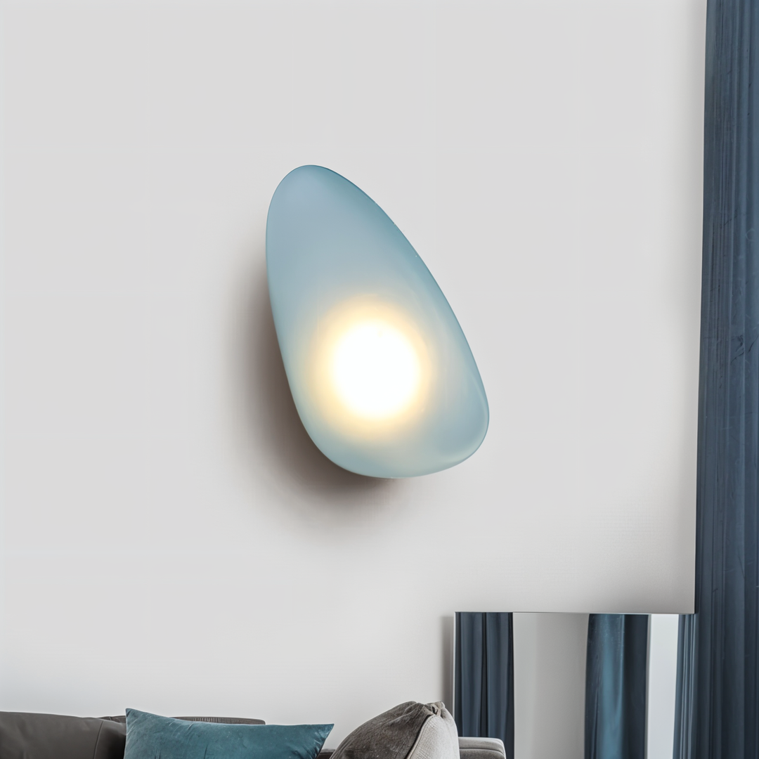 Scandinavian Wall Lamp with Warm White LED Light – Elegant Glass Design 2