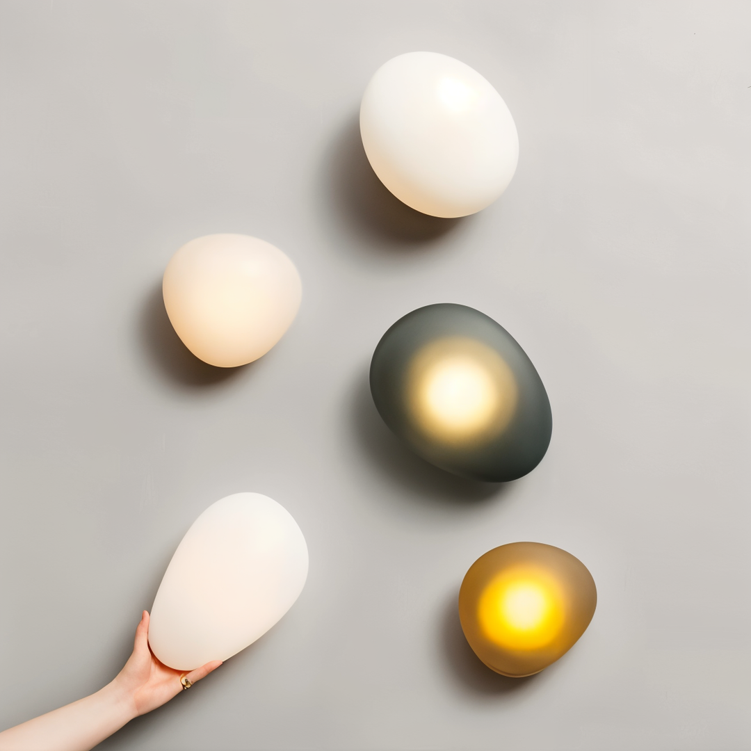 Scandinavian Wall Lamp with Warm White LED Light – Elegant Glass Design 8