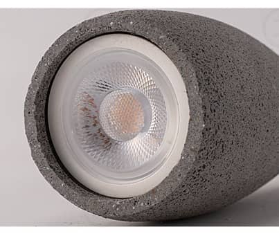 Sculpted Stone Pendant Light – Minimalist Cement Design with Adjustable Height 5