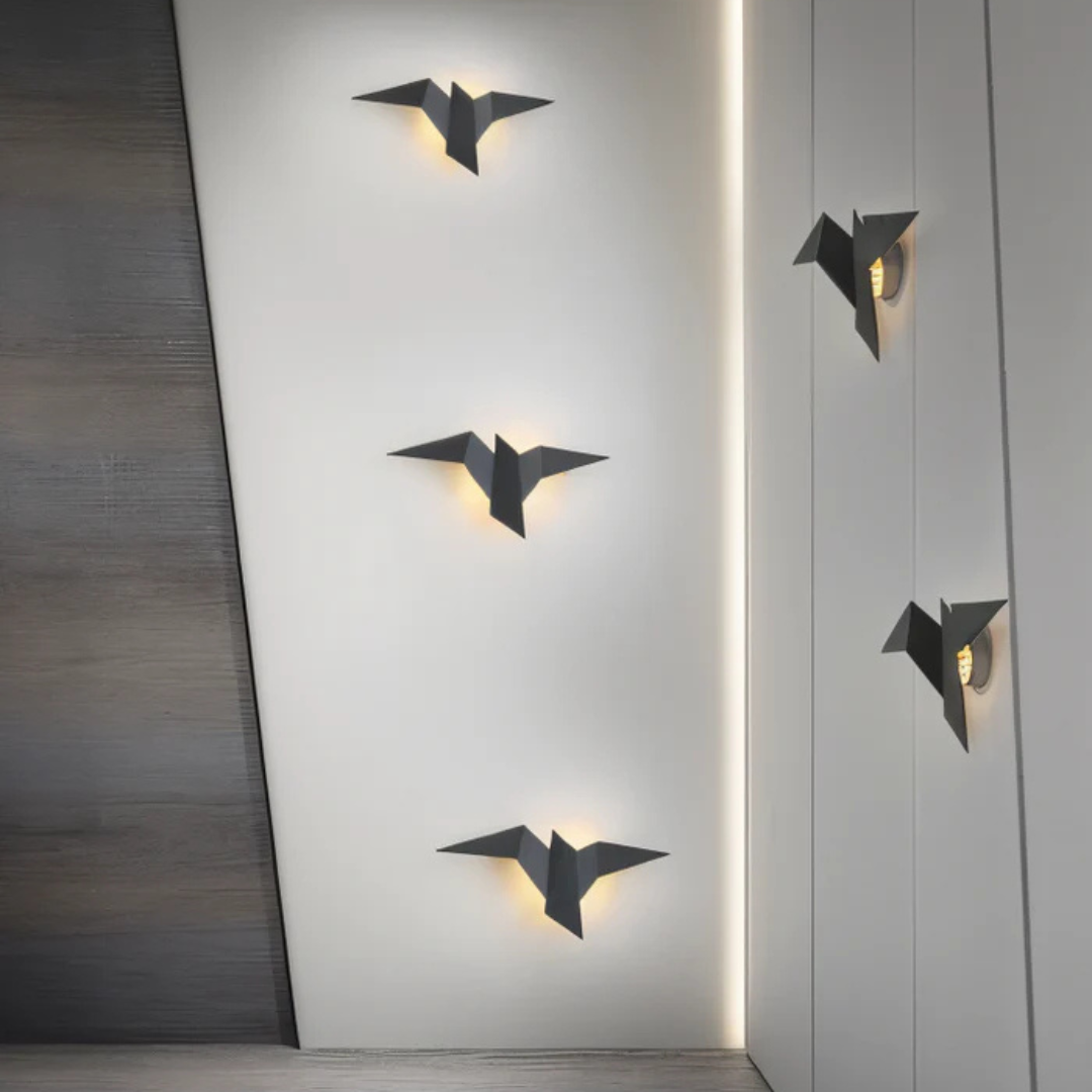 Sculptural LED Wall Lamp Inspired by Japanese Origami Design – Elegant Home Lighting 2