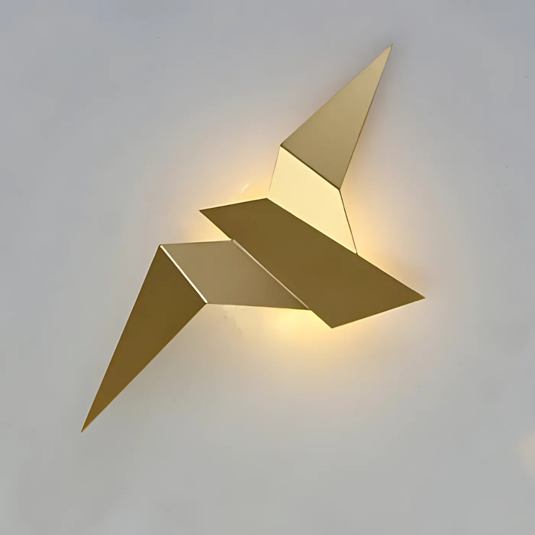 Sculptural LED Wall Lamp Inspired by Japanese Origami Design – Elegant Home Lighting 4