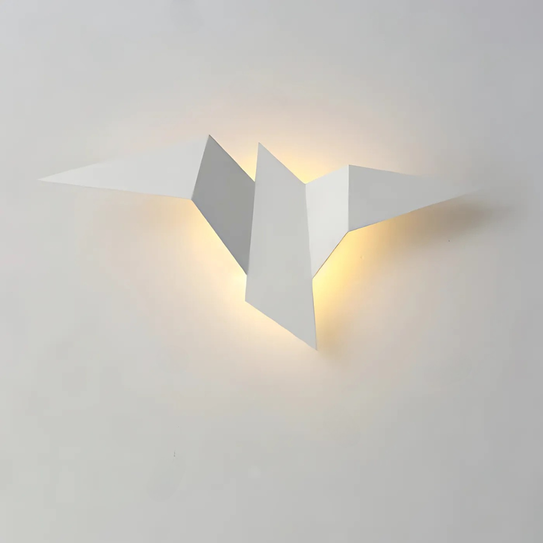 Sculptural LED Wall Lamp Inspired by Japanese Origami Design – Elegant Home Lighting 5