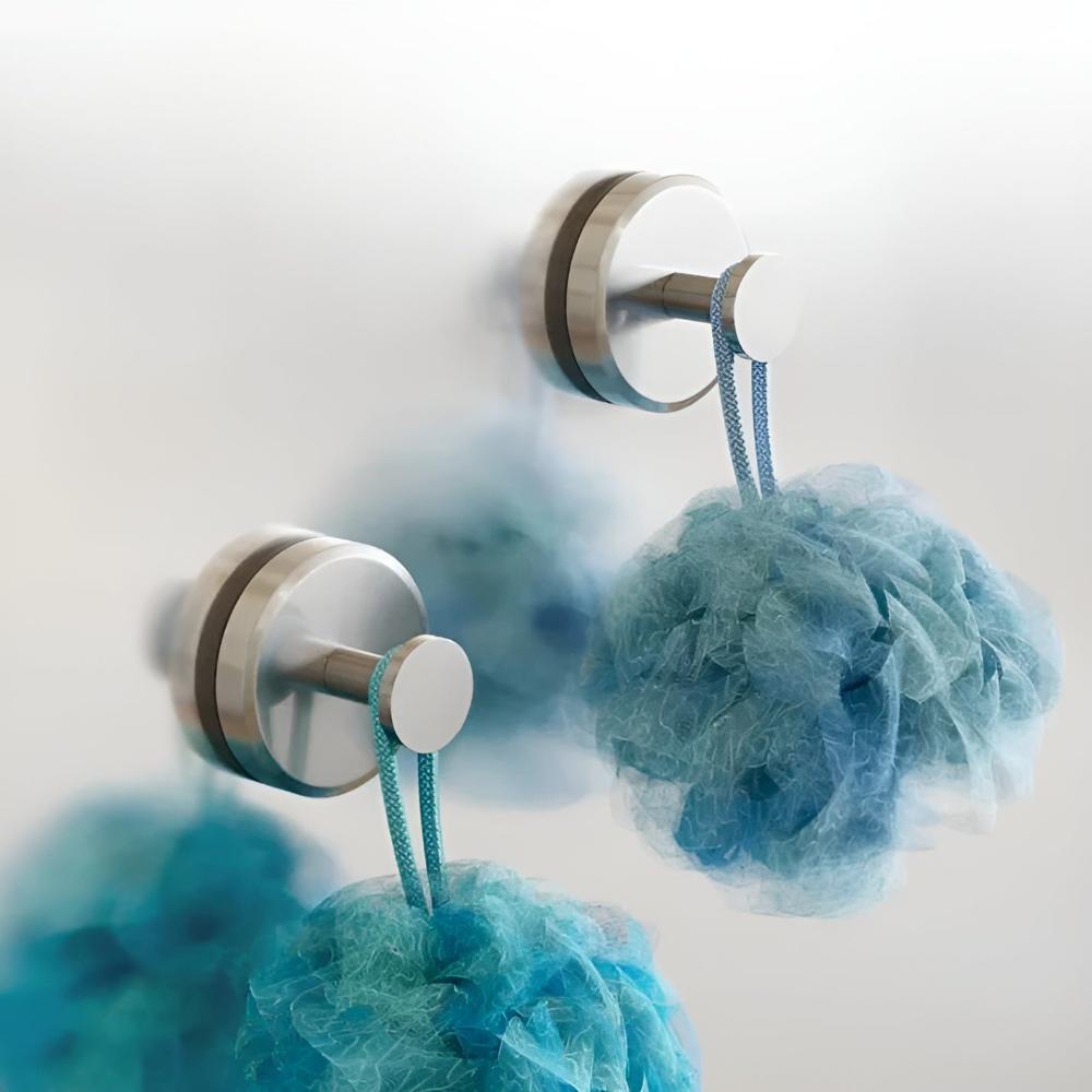 Self-Adhesive Shower Hooks – Durable and Stylish Bathroom Storage Solution 0