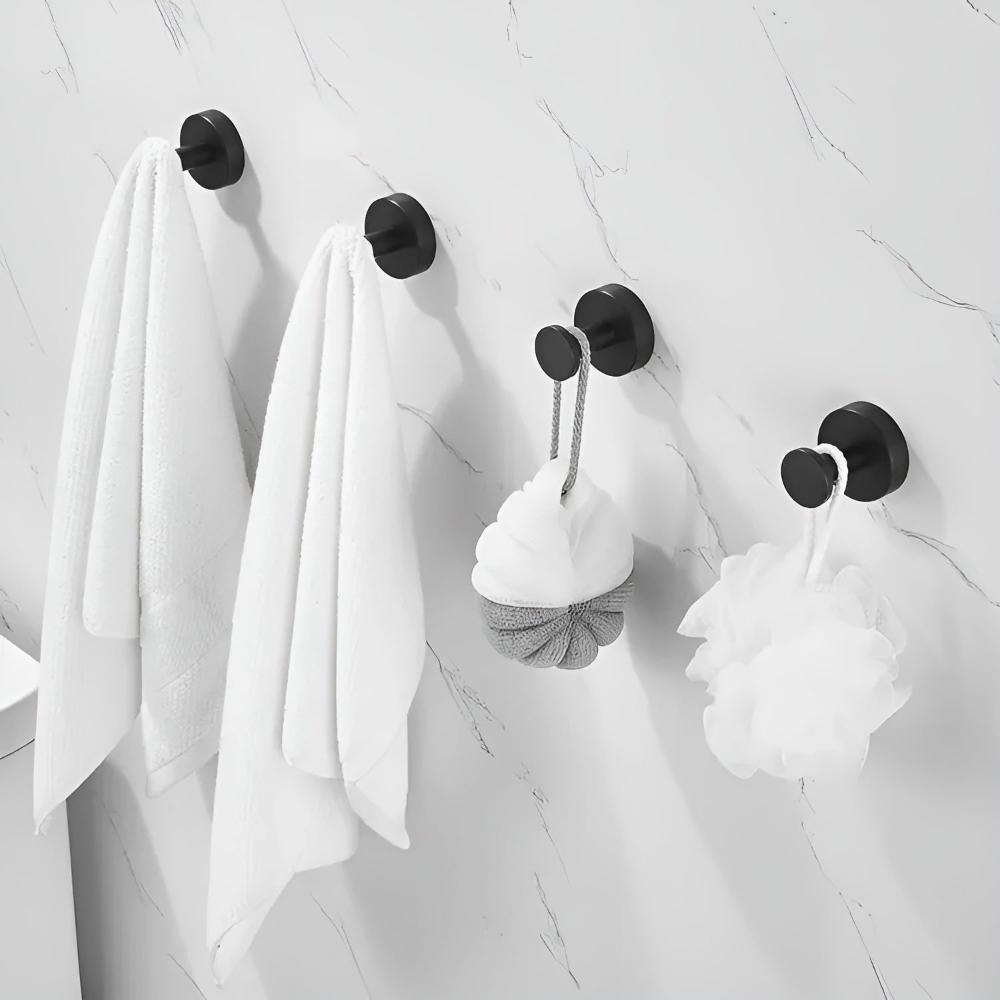 Self-Adhesive Shower Hooks – Durable and Stylish Bathroom Storage Solution 7