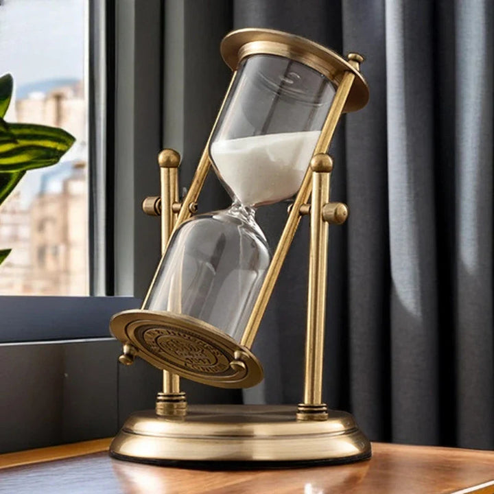 Serenité Hourglass – Elegant Glass Timer for Mindful Living and Stylish Decor 0