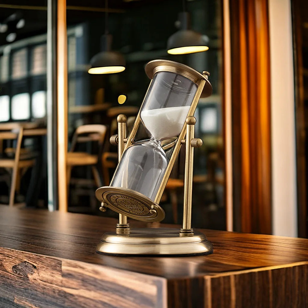 Serenité Hourglass – Elegant Glass Timer for Mindful Living and Stylish Decor 2