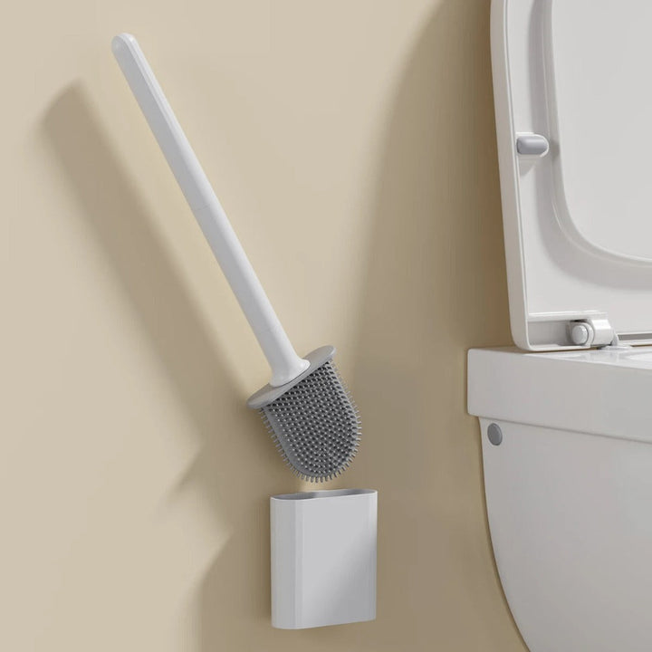 Silicone Toilet Brush with Flexible Bristles and Antibacterial Finish – Best Toilet Brush Set for Hygienic Cleaning 7