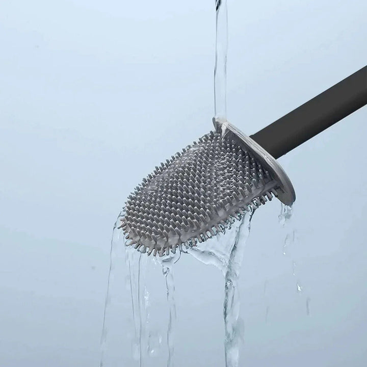 Silicone Toilet Brush with Flexible Bristles and Antibacterial Finish – Best Toilet Brush Set for Hygienic Cleaning 8