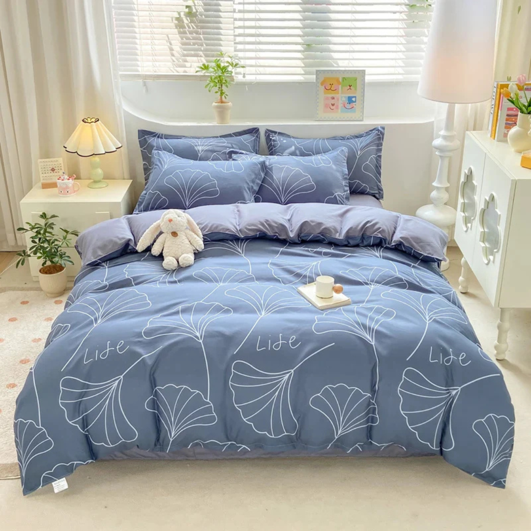 Silky Soft Bed Cover Set with Pillowcases – Elegant Design for Modern Bedrooms 0