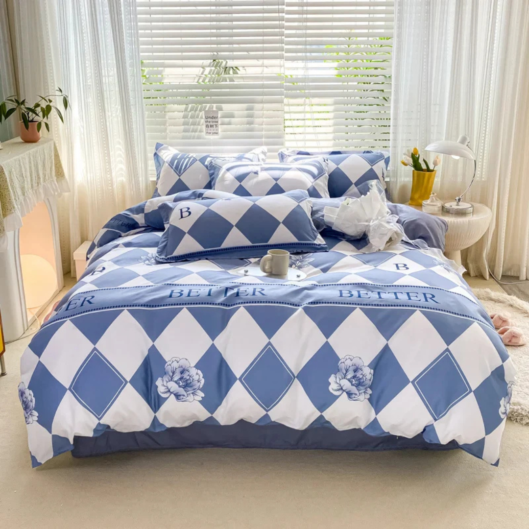 Silky Soft Bed Cover Set with Pillowcases – Elegant Design for Modern Bedrooms 4