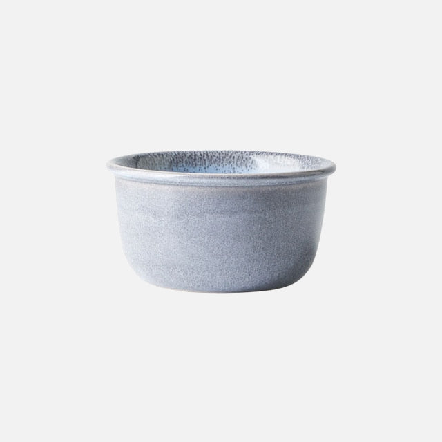 Slate Ceramic Porcelain Dinnerware Set – Elegant Glossy Finish for Everyday and Special Occasions 0