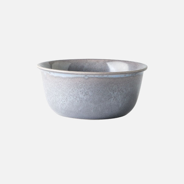 Slate Ceramic Porcelain Dinnerware Set – Elegant Glossy Finish for Everyday and Special Occasions 13