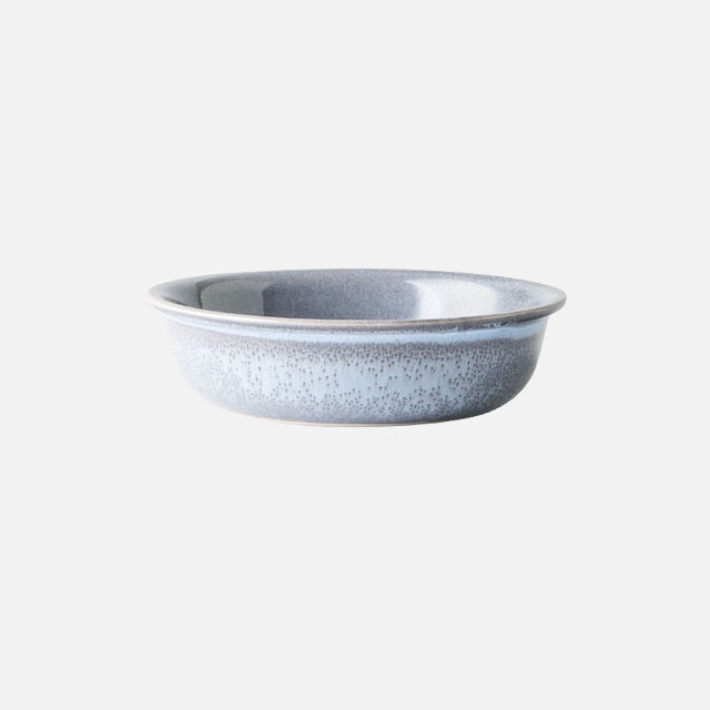 Slate Ceramic Porcelain Dinnerware Set – Elegant Glossy Finish for Everyday and Special Occasions 9
