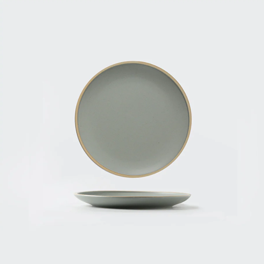 Soho Ceramic Dinner Plates in Pastel Tones with Sesame Dot Pattern – Elegant Stoneware for Everyday Dining 11