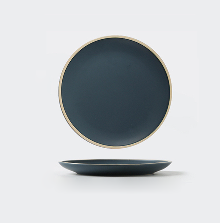 Soho Ceramic Dinner Plates in Pastel Tones with Sesame Dot Pattern – Elegant Stoneware for Everyday Dining 13