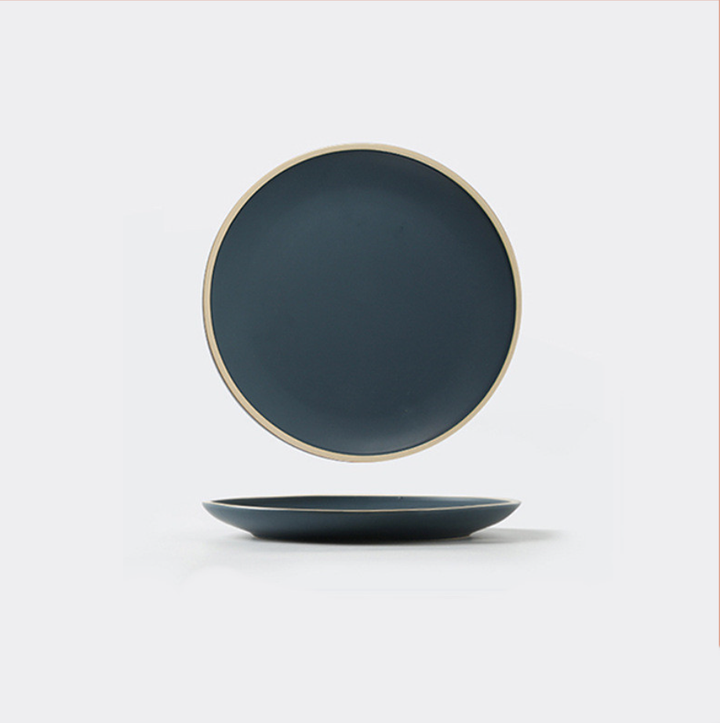 Soho Ceramic Dinner Plates in Pastel Tones with Sesame Dot Pattern – Elegant Stoneware for Everyday Dining 18