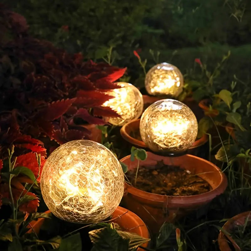 Solar Garden Lights – Elegant Outdoor LED Lighting, Weather Resistant, Solar-Powered with Ground Stake for Yard and Patio 1