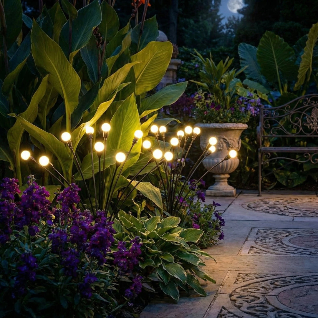 Solar Garden Lights with Automatic Dusk-to-Dawn Sensor – Eco-Friendly Outdoor Swaying Decor for Pathways and Gardens 2