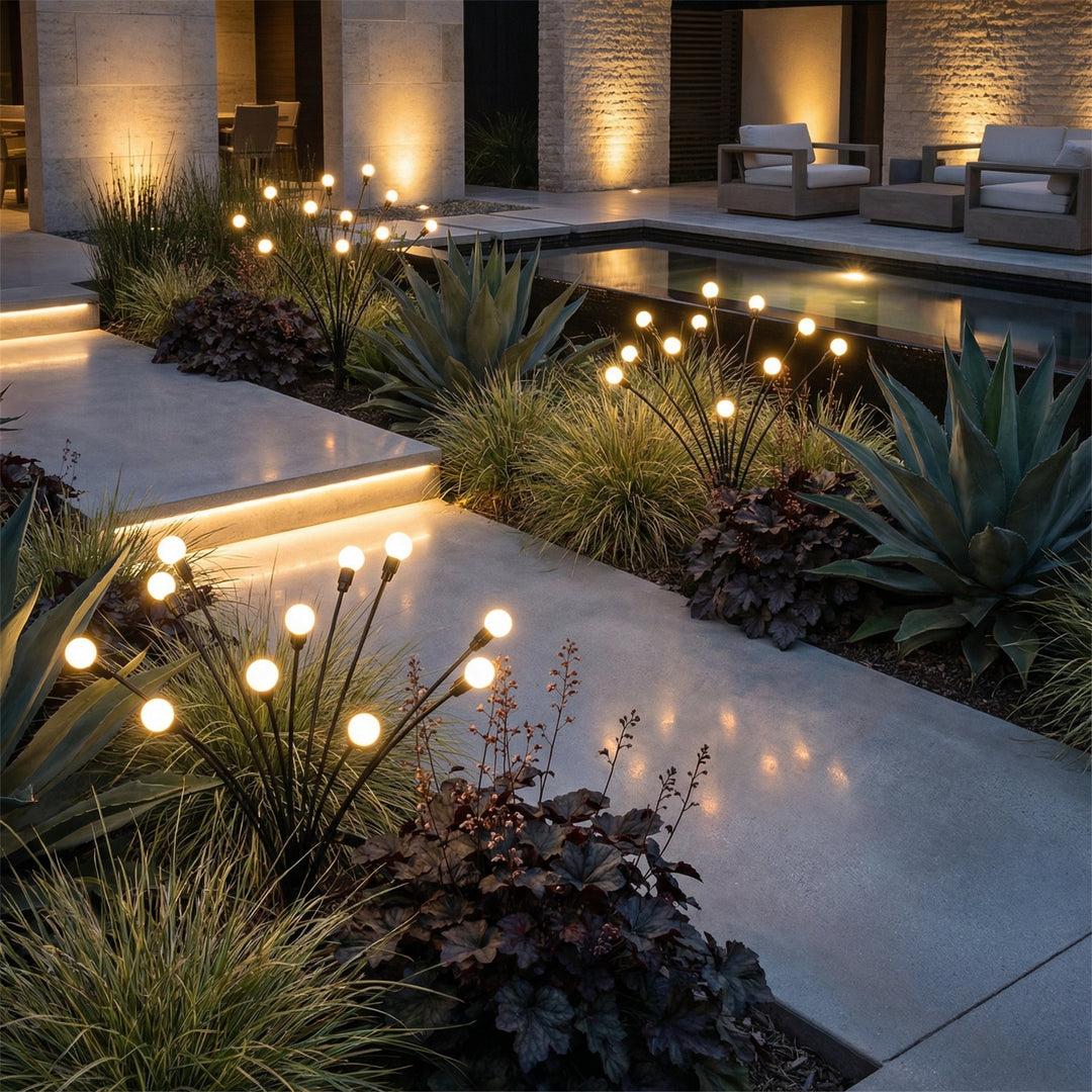 Solar Garden Lights with Automatic Dusk-to-Dawn Sensor – Eco-Friendly Outdoor Swaying Decor for Pathways and Gardens 4