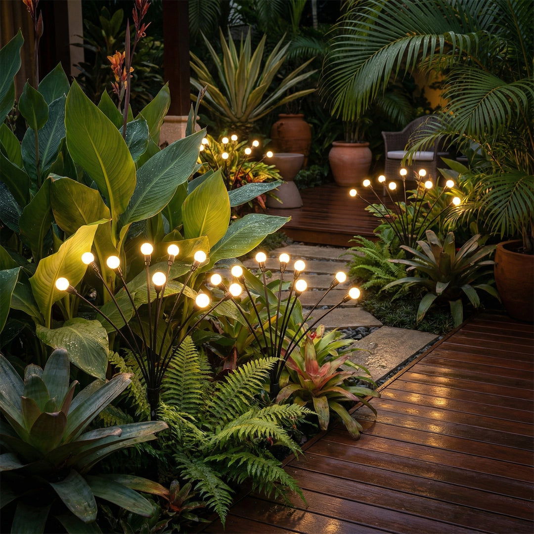 Solar Garden Lights with Automatic Dusk-to-Dawn Sensor – Eco-Friendly Outdoor Swaying Decor for Pathways and Gardens 6