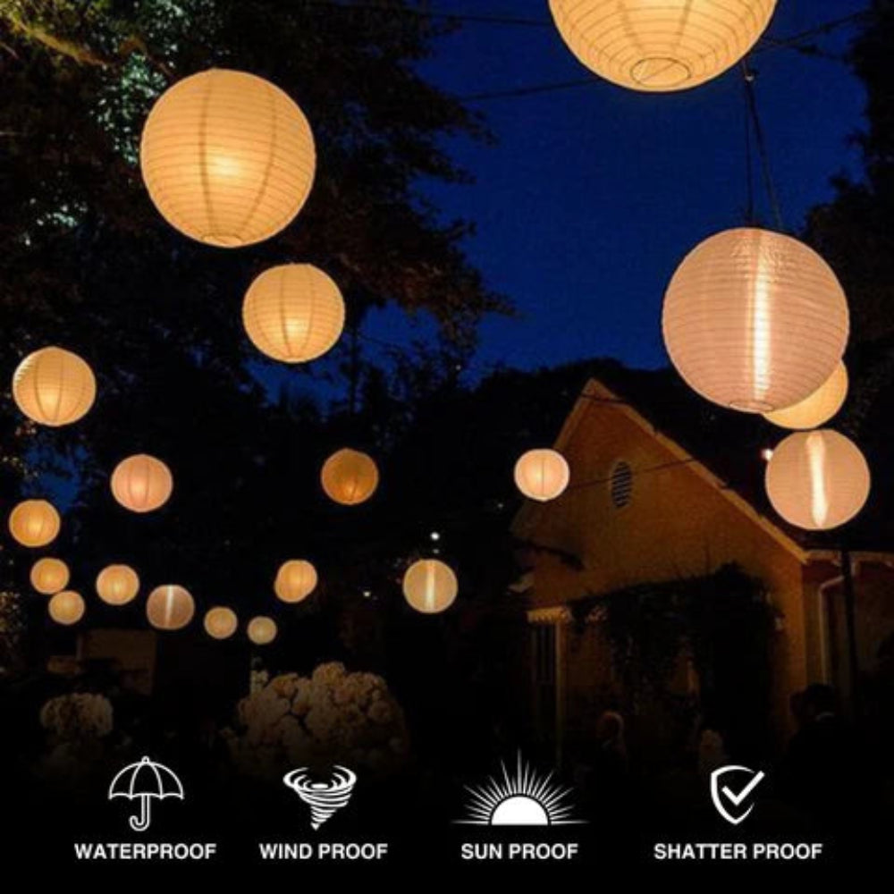Solar Outdoor Lantern with Dusk-to-Dawn Sensor – Waterproof LED Garden Lanterns for Outdoor Lighting 4