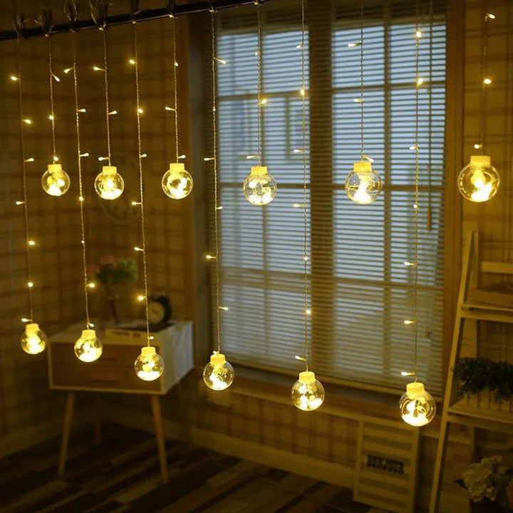 Solar Pendant String Lights – Elegant Outdoor Solar Lights with Dusk-to-Dawn Sensor for Garden and Patio 7