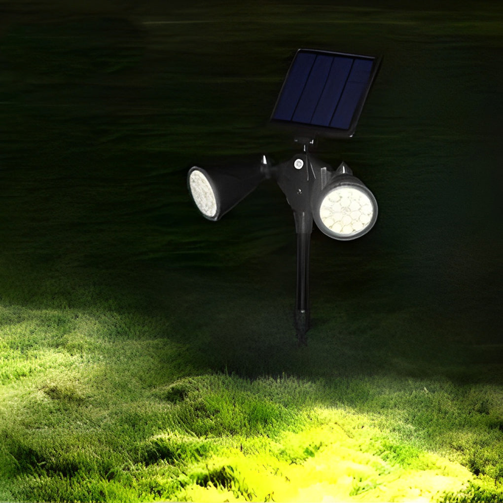 Solar Powered Garden Spotlights with Motion Sensor and Adjustable Brightness 0