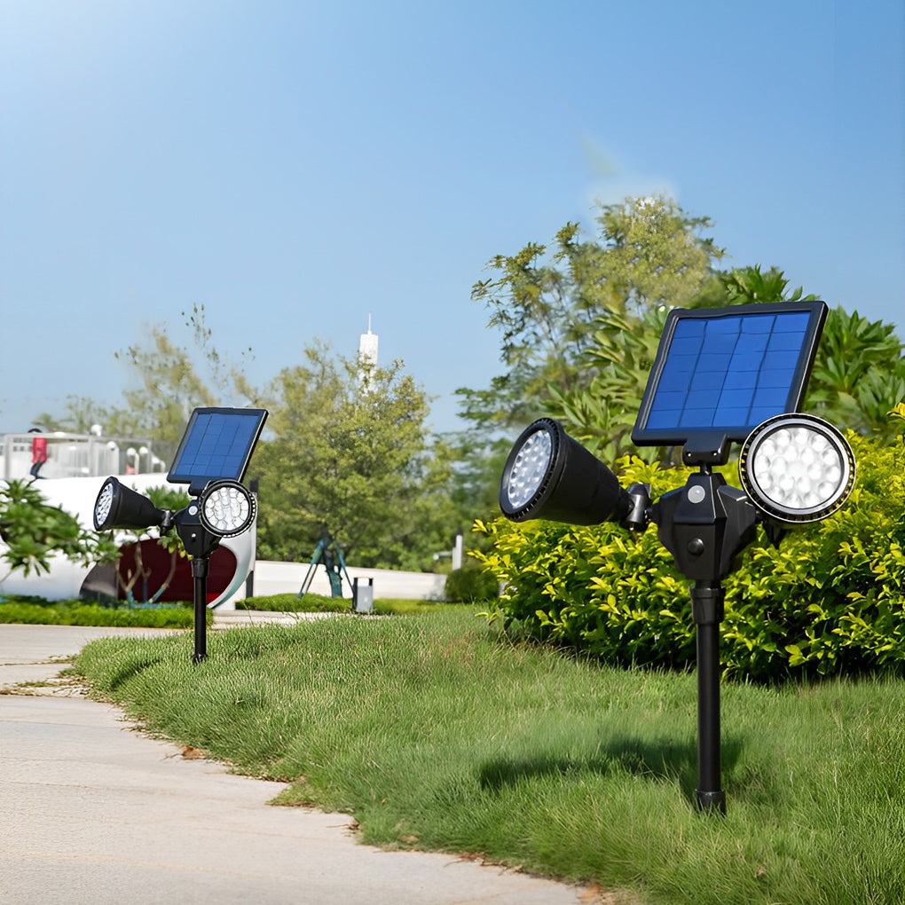 Solar Powered Garden Spotlights with Motion Sensor and Adjustable Brightness 7