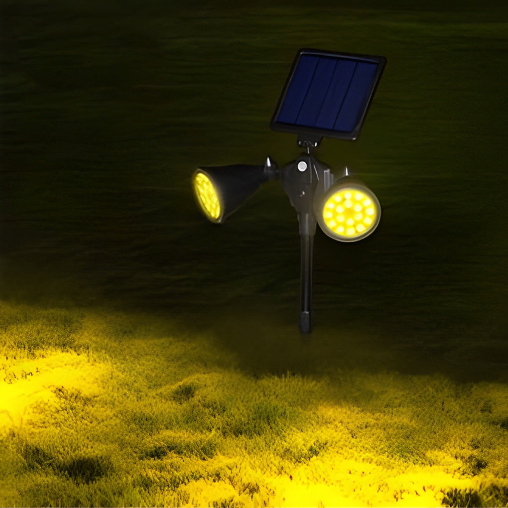 Solar Powered Garden Spotlights with Motion Sensor and Adjustable Brightness 8