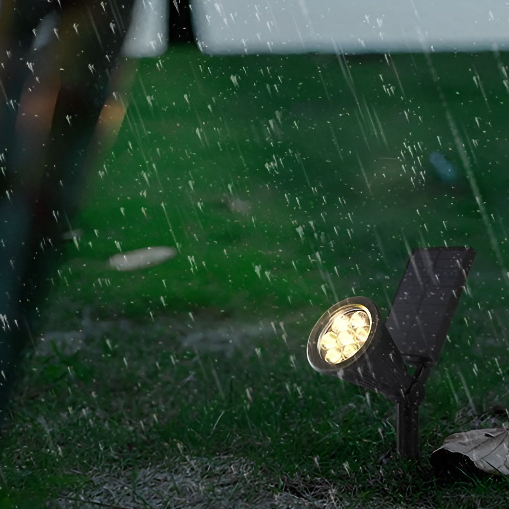 Solar Powered Waterproof Spotlights with Dual-Color Lighting – Modern Landscape Accent Lights 5