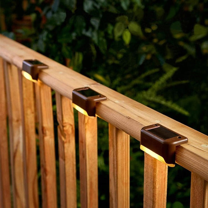 Solar Waterproof Stair Lights with Dusk-to-Dawn Sensor – Outdoor Solar Lights for Pathway and Garden Lighting 5
