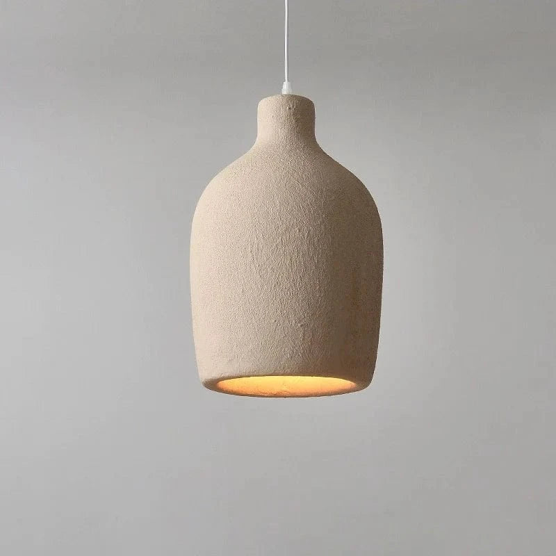 Terracotta Pendant Lighting for Kitchen and Home Decor – Handcrafted Warm LED Hanging Lights 0