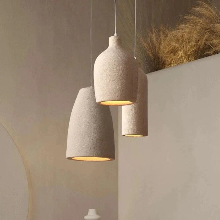 Terracotta Pendant Lighting for Kitchen and Home Decor – Handcrafted Warm LED Hanging Lights 3
