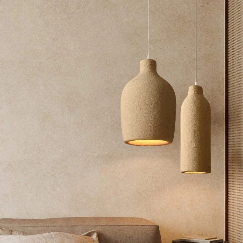 Terracotta Pendant Lighting for Kitchen and Home Decor – Handcrafted Warm LED Hanging Lights 4