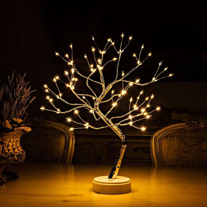 Tree of Light Table Lamp – Elegant Nature-Inspired LED Design with Wireless Technology for Home Décor 0