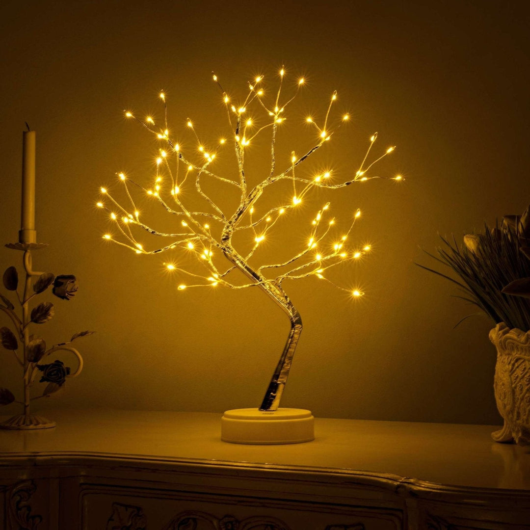 Tree of Light Table Lamp – Elegant Nature-Inspired LED Design with Wireless Technology for Home Décor 3