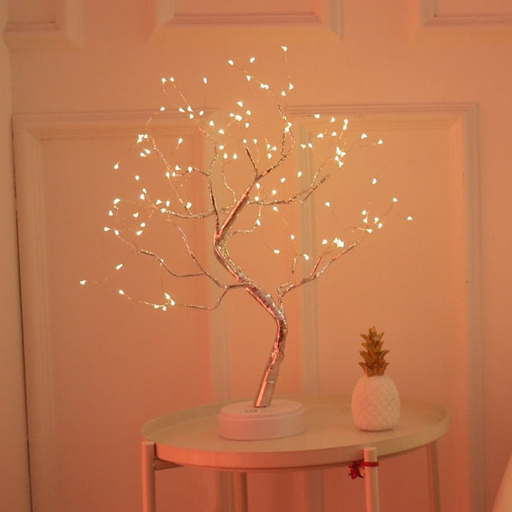 Tree of Light Table Lamp – Elegant Nature-Inspired LED Design with Wireless Technology for Home Décor 5