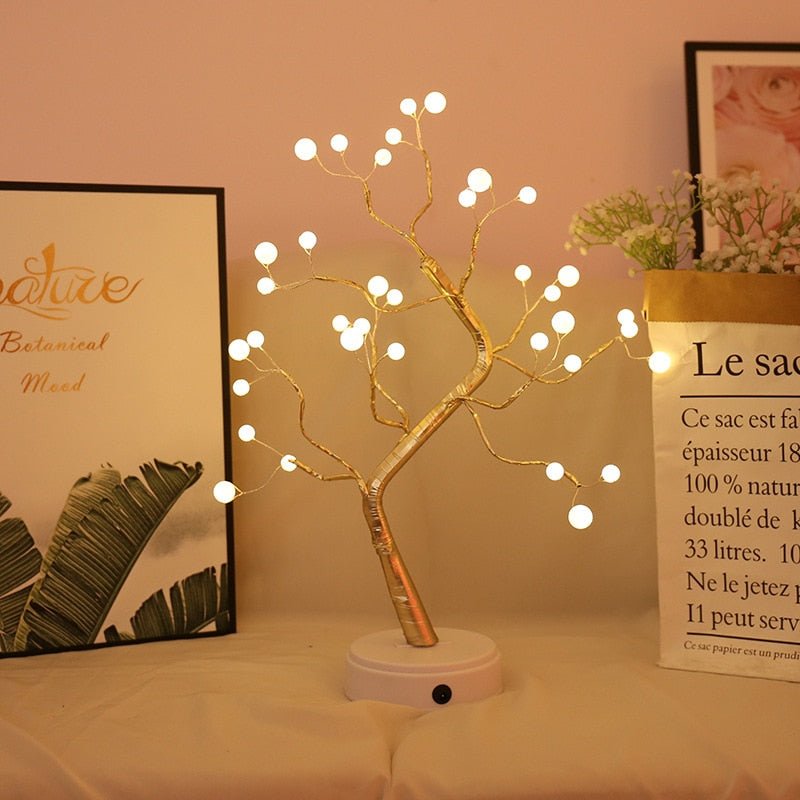 Tree of Light Table Lamp – Elegant Nature-Inspired LED Design with Wireless Technology for Home Décor 6