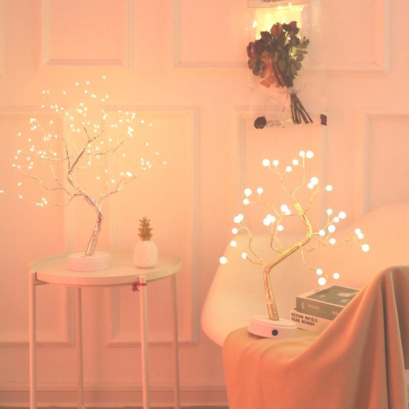 Tree of Light Table Lamp – Elegant Nature-Inspired LED Design with Wireless Technology for Home Décor 7