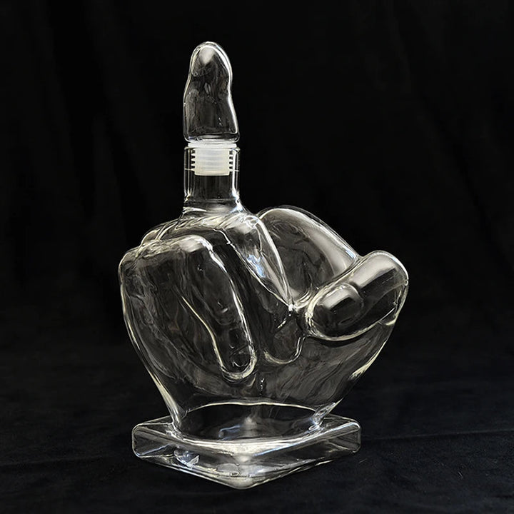 Unique Glass Wine Decanter – 9.4 Inch Height, 4.1 Inch Width, Multi-Use Carafe for Wine, Whiskey, Juice, and Water 6