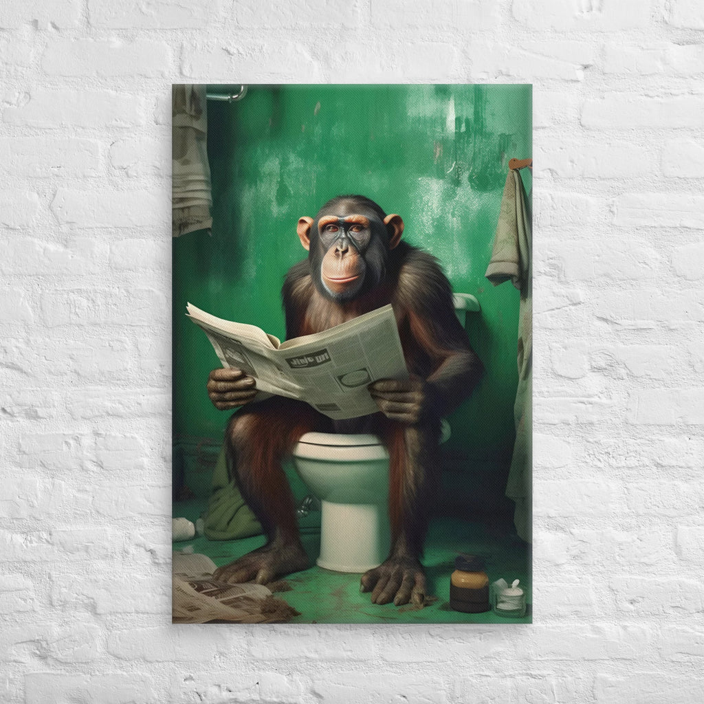 Vibrant Canvas Wall Art - Reading Equals Knowledge High Definition Print on Waterproof Cotton, Ready to Hang 6