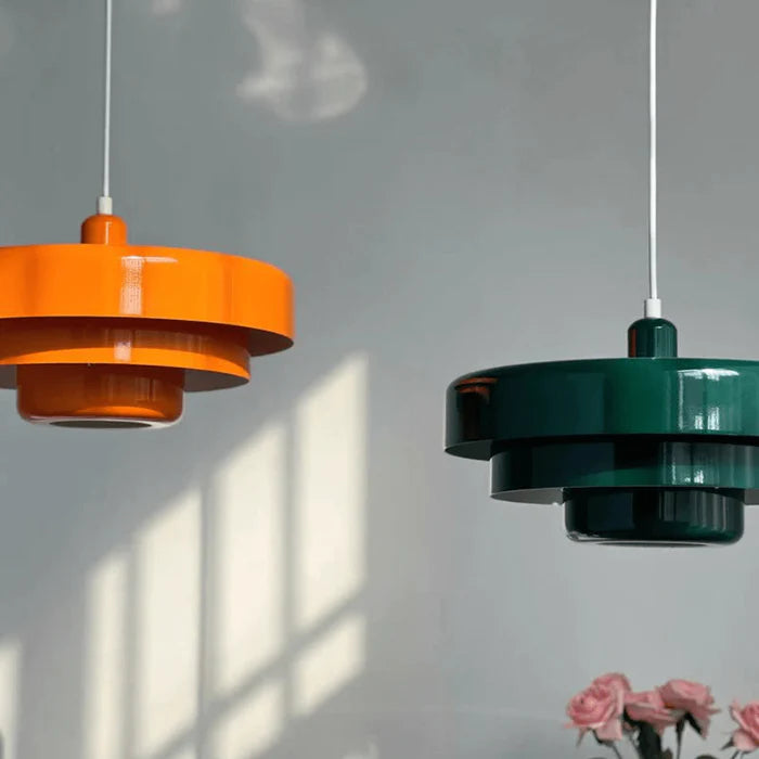 Vintage LED Pendant Light – Retro Metal Kitchen Pendant Lighting for Cozy Interiors 2