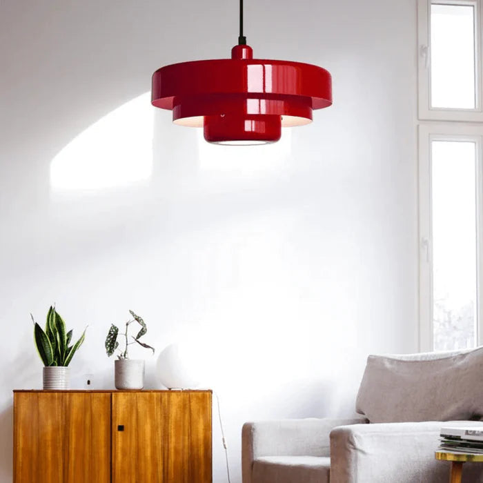 Vintage LED Pendant Light – Retro Metal Kitchen Pendant Lighting for Cozy Interiors 6
