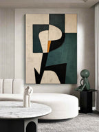 Wabi-Sabi Abstract Minimalism Wall Art – Hand-Painted Canvas Prints on Premium Linen Canvas 6