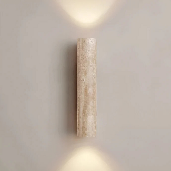 Wabi-Sabi LED Wall Lamp in Natural Travertine – Elegant and Timeless Design 2