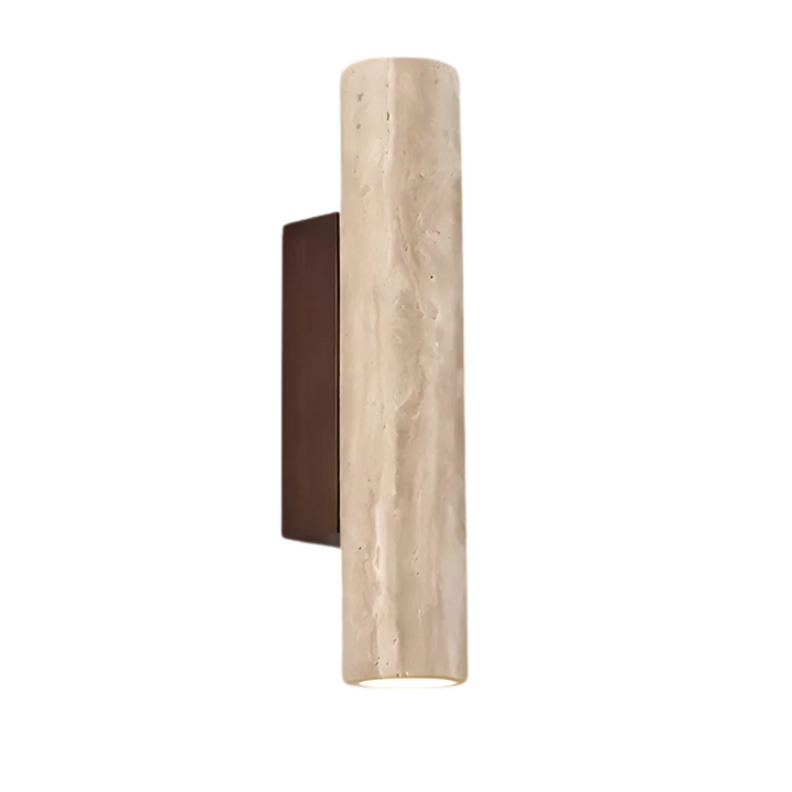 Wabi-Sabi LED Wall Lamp in Natural Travertine – Elegant and Timeless Design 3