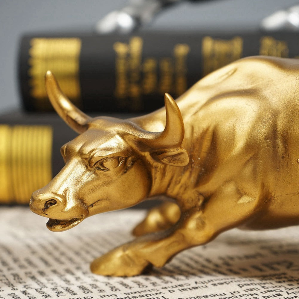 Wall Street Bull Statue – High Quality Resin Decorative Figure for Home or Office 1